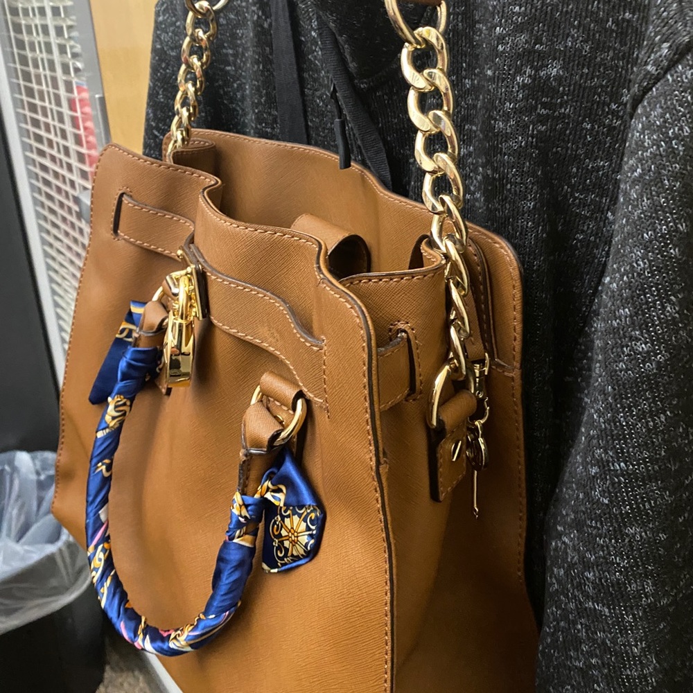 Michael Kors Hamilton Saffiano Leather Satchel